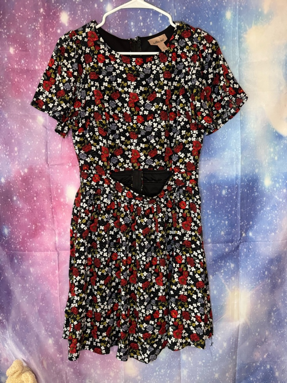Willow & root cutout dress